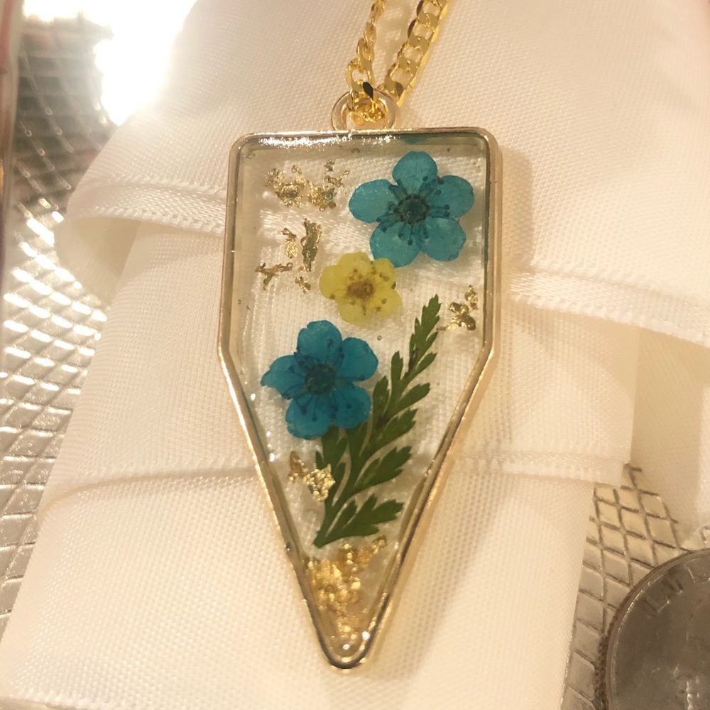 Real flower handmade jewelry